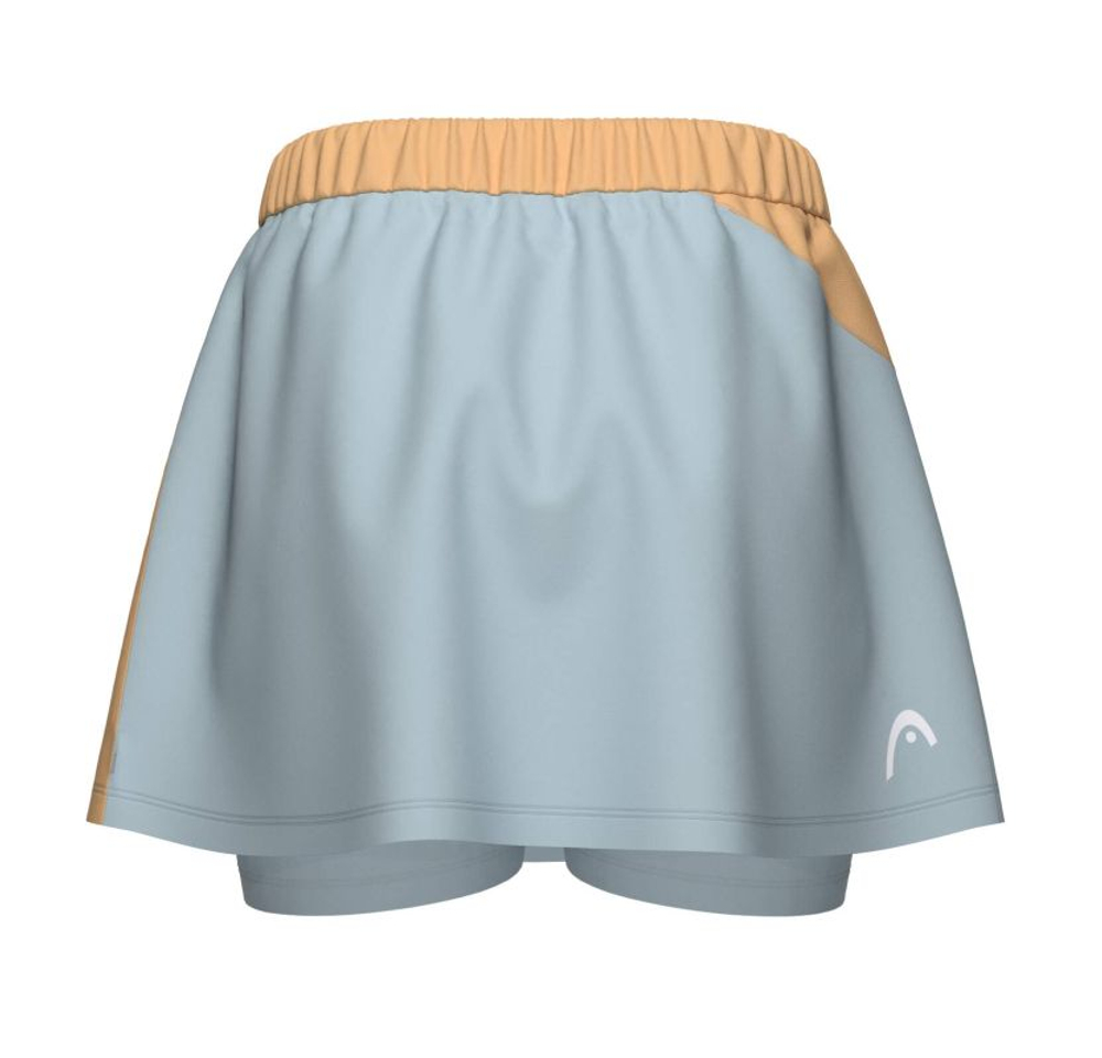 Женская теннисная юбка Head Dynamic — apricot/light blue