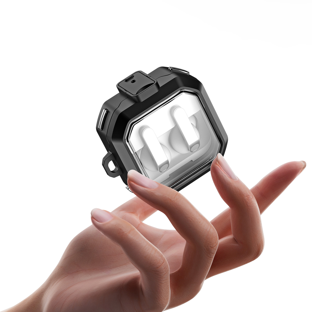 Чехол с черными рамками из TPU и PC для наушников Samsung Buds4 и Buds 4 Pro, серия SECD Series Case от Dux Ducis