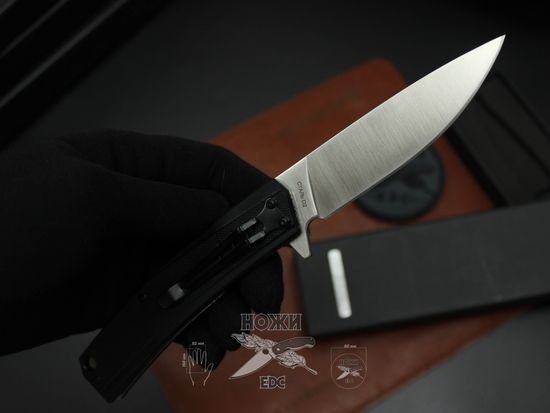 Складной нож Городской универсальный НОКС "Капитан", сталь Д2 333-100407 c клинком из стали D2, рукоять Stainless Steel