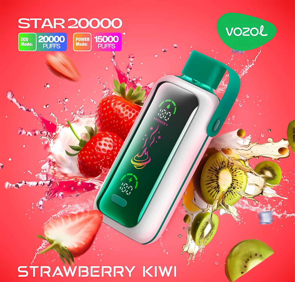 Vozol STAR 20000 - Strawberry Kiwi (5% nic)