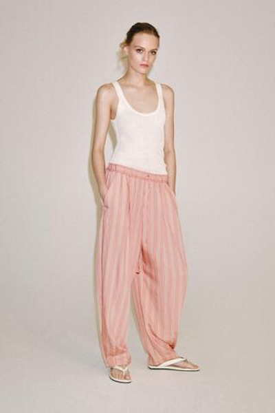 БРЮКИ-БАЛЛОНЫ В ПОЛОСКУ — ZW COLLECTION — ZARA