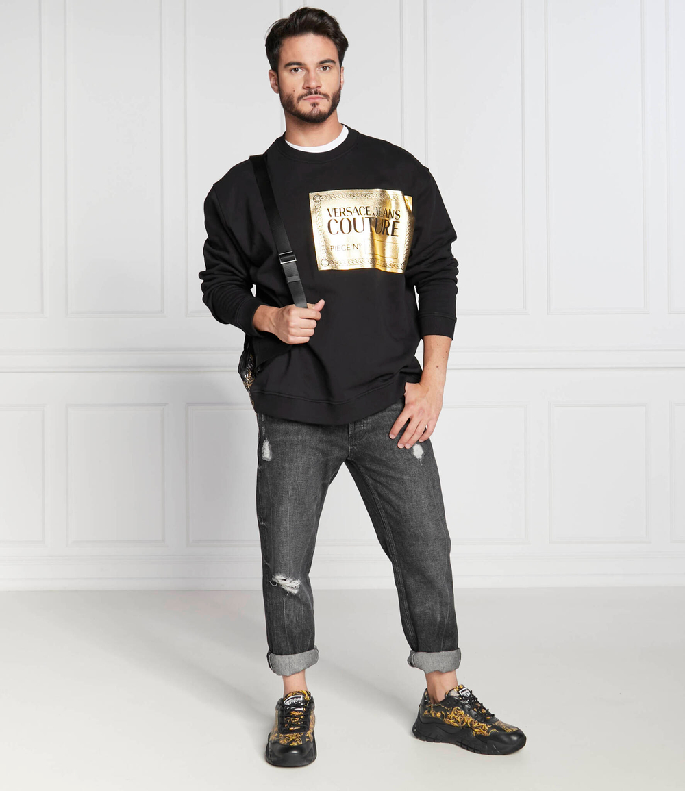 Худи Versace Jeans Couture - черный(73GAIG03CF00G)