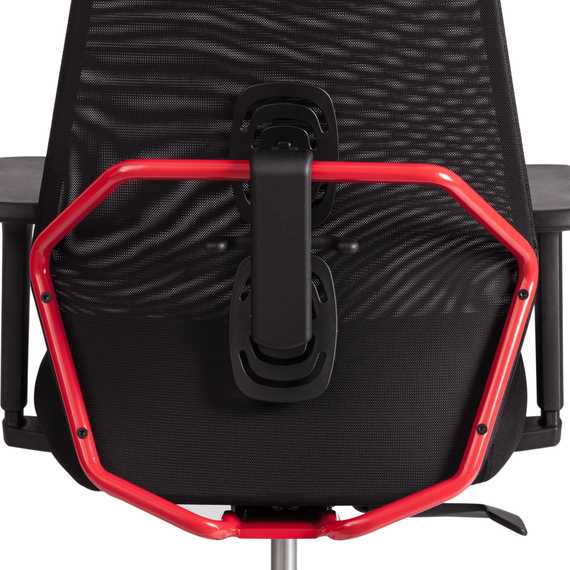 Кресло Матрикс/Matrix red ткань, черный