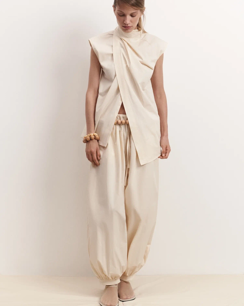 Брюки HAKAMA — SEEBŸME, бежевый, фото 4