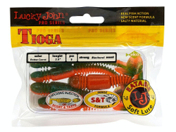 Виброхвосты съедобные LJ Pro Series TIOGA 3.9in (10 см), цв. T56, 5 шт.