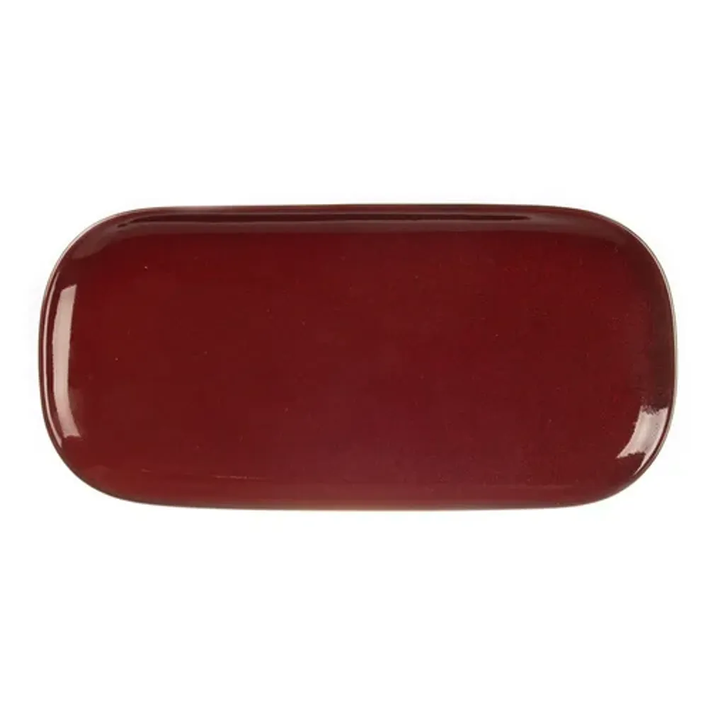Блюдо овальное 29,2*14 см h2 см Evolution Dark Red P.L. Proff Cuisine [1]