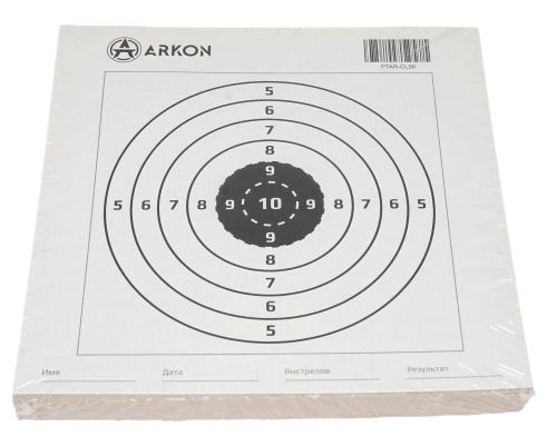 Мишень для пневматики ARKON классическая (50 шт.)