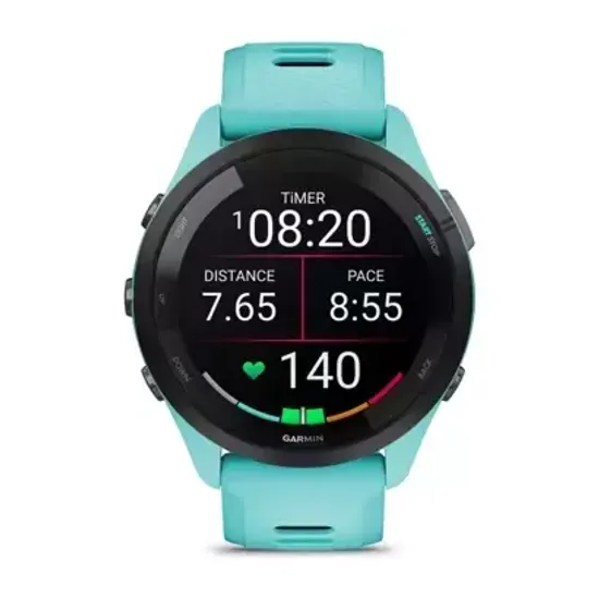 Смарт-часы Garmin Forerunner 265, Бирюзово-черный 010-02810-12