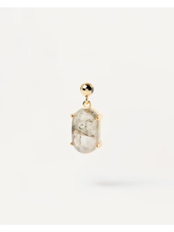 Подвеска-шарм женская PDPaola Labradorite Strength серебро 925 пробы покрытое золотом 750 пробы CH01-015-U