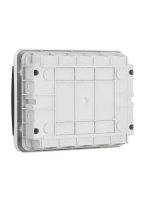 Корпус пластиковый ЩРВ-П-12 IP41 черная прозрачная дверь TEKFOR IEK
