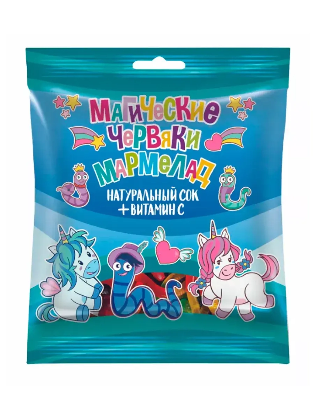 Мармелад жевательный Магические Мишки, Червяки 90 г * 2 шт