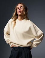 Женский свитшот с круглым вырезом - BERSHKA