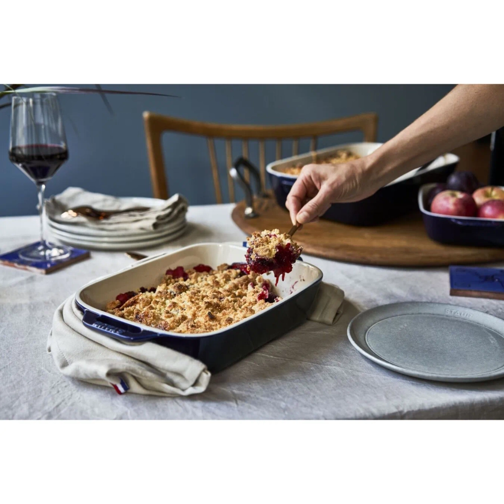 STAUB Набор из 3 керамических тарелок Приготовление античной бирюзы EAN 3272340050091