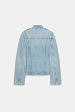 ДЖИНСОВАЯ КУРТКА TRF С КАРМАНАМИ — ZARA