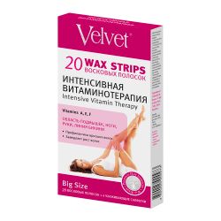 Velvet Восковые полоски «Интенсивная витаминотерапия»