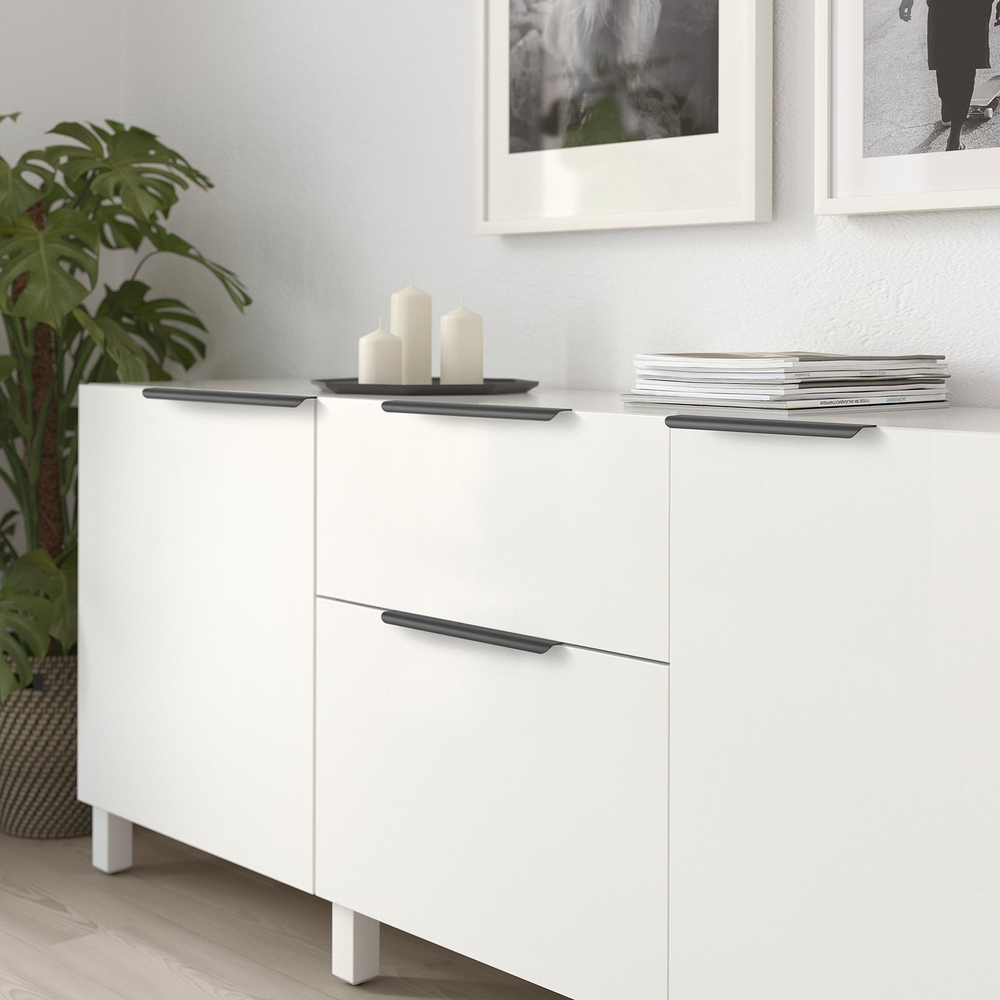 IKEA BILLSBRO  (ИКЕА БИЛЛСБРО)  -  Ручка - антрацит 320 мм