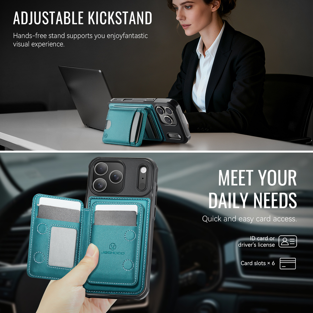Чехол CaseMe Cardholder 2 in 1 iPhone 17 Pro