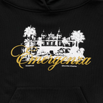 CASINO CROPPED HOODIE OVERSIZED