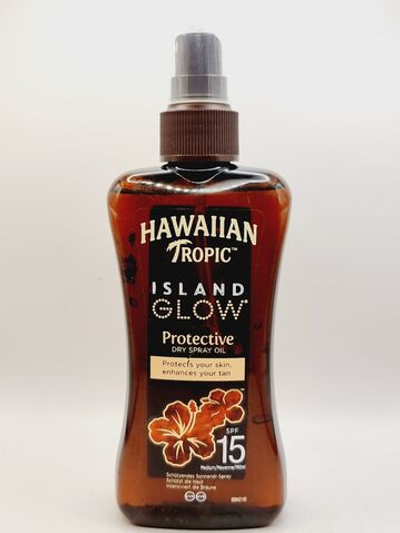 Hawaiian Tropic Huile Solaire SPF15 Island Glow масло для усиления загара 200 мл (Франция)