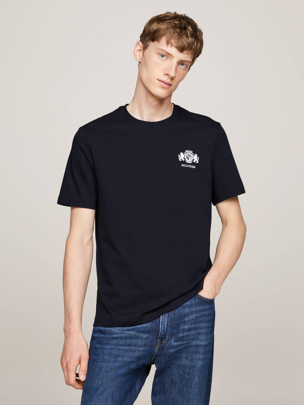 Футболка EMBRO Tommy Hilfiger - темно-синий(MW0MW37284)