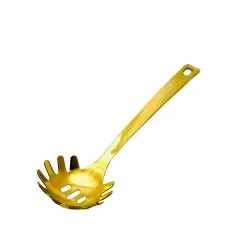 Ложка для спагетти 24,5 см Square Tip нерж. цвет золото PVD P.L. Proff Cuisine