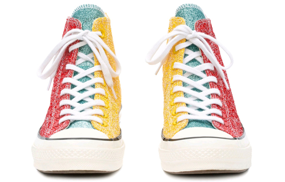 Chuck 70 Jw Anderson x Chuck 70 Converse Hi "Glitter Pack - Cherry Sulphur"