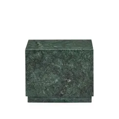 Приставной столик Sorein из черного мрамора 50 x 50 см