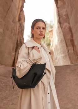 POLENE СУМКА CYME MINI, ЧЕРНЫЙ
