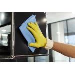 Салфетки хозяйственные Vileda Professional r-MicronQuick микрофибра 40x38 см 135 г/кв.м синие (5 штук в упаковке)