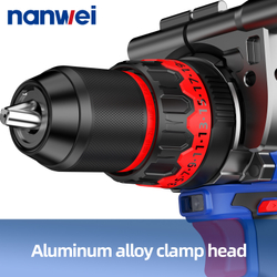 Шуруповерт аккумуляторный NANWEI NW-D8218C-6, 160 Н·м, 6Ah*2