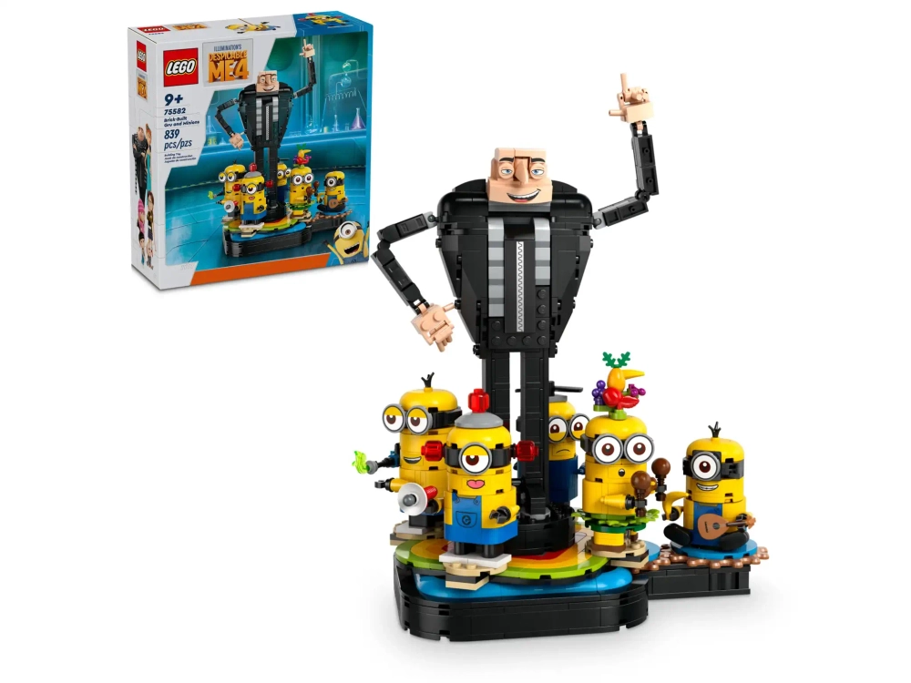 Конструктор LEGO Гадкий я 4 75582 Грю и миньоны