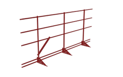 Кровельное ограждение Fachmann KO/SK/SN-1200-3-3000 Фальцевый крепеж RAL
