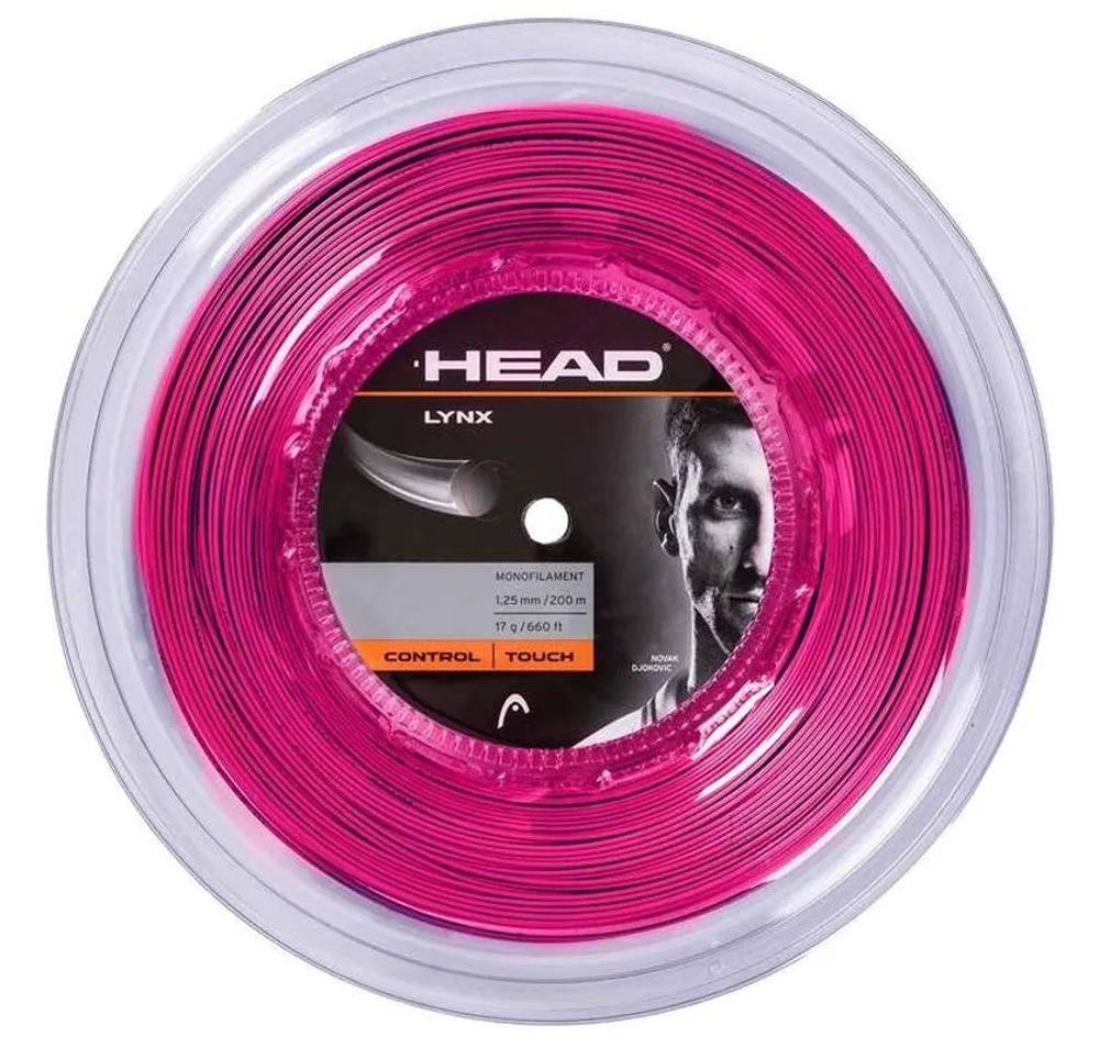 Струны теннисные Head LYNX (200 m) - pink