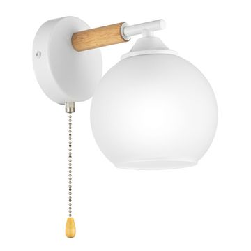Бра с выключателем 1*Е27 CL133410 белый Tika Citilux