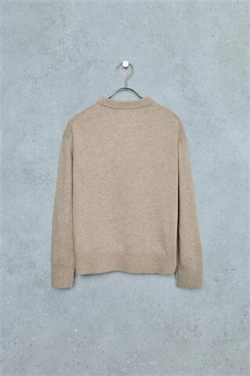 ZARA STORIESZ — СВИТЕР ИЗ ШЕРСТИ И КАШЕМИРА, РЫЖЕВАТО-КОРИЧНЕВЫЙ