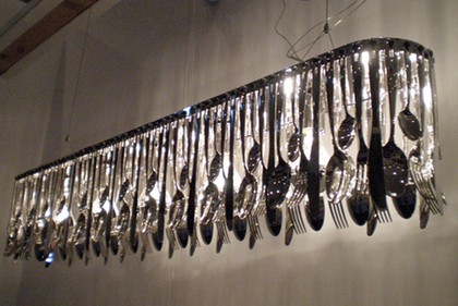 люстра SILVERWARE CHANDELIER BY ALI SIAHVOSHI