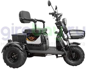 Электротрицикл IKINGI SIBTRIKE T3 Pro MAX 1000W (60V/30Ah) - Чёрный фото №5