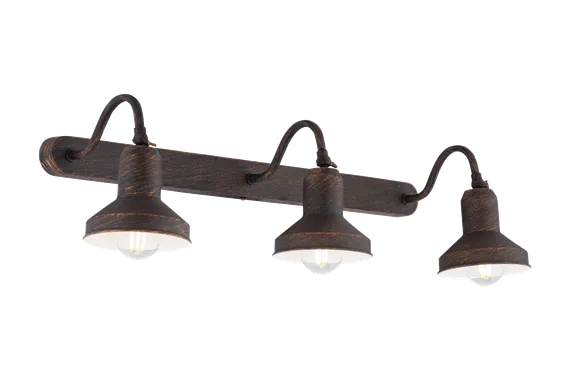 Светильник Sfera Sveta B85976/3W COGD, 3×40 Вт, золотой и латунный