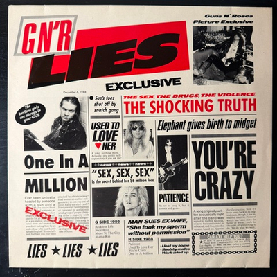 Guns N' Roses ‎– G N' R Lies (Германия 1988г.)