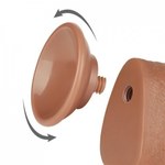 Реалистичный фаллоимитатор Lovetoy Sliding Skin (24×4,3 см) с двойным покрытием, коричневый