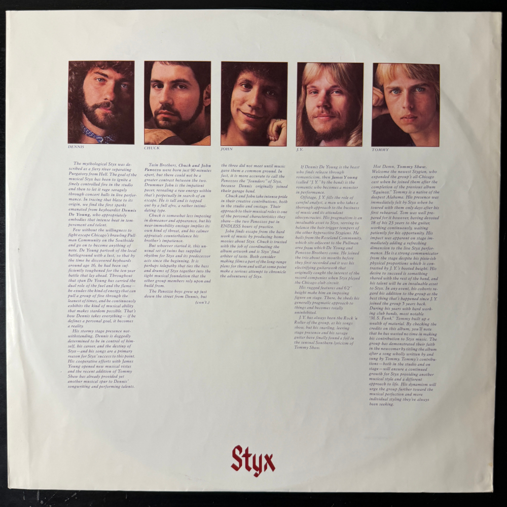 Styx ‎– Crystal Ball (Голландия 1976г.)