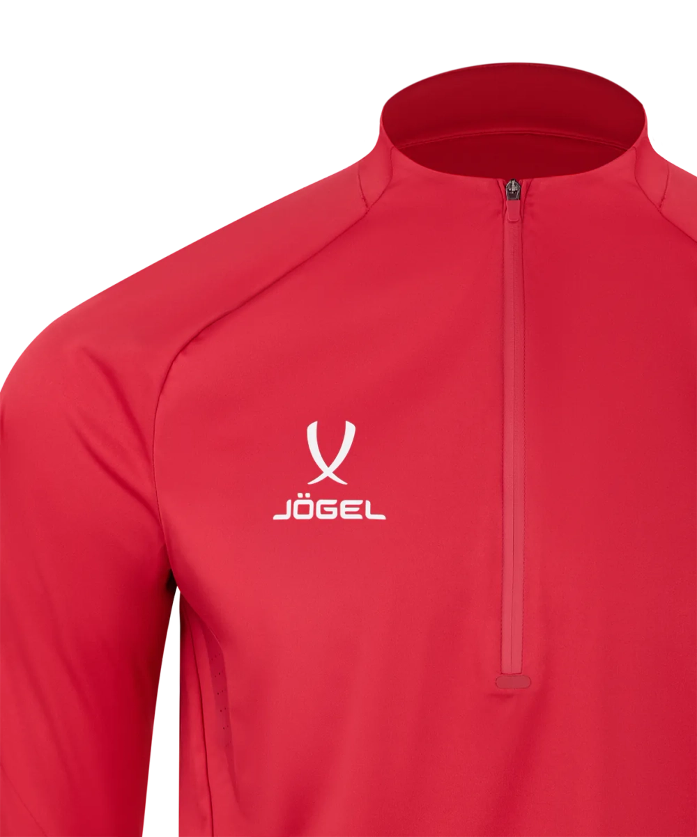 Джемпер ветрозащитный JÖGEL PREMIER PerFormPROOF 1/4 Zip Wind Top, красный
