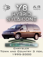Щетки стеклоочистителя HUOYE Y8 700/700 мм на Chrysler TownandCountry | Hook/J-Hook