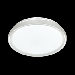 3028/DL COLOR SN 000 Светильник пластик/бел LED 48Вт 3000-6300K D390 IP43 пульт ДУ/RGB/LampSmart SLOT