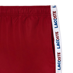 Мужские теннисные шорты Lacoste Sportsuit Logo Stripe Tennis Shorts - красный