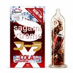 Презервативы SAGAMI Xtreme Cola 10 шт. (латексные со вкусом колы)