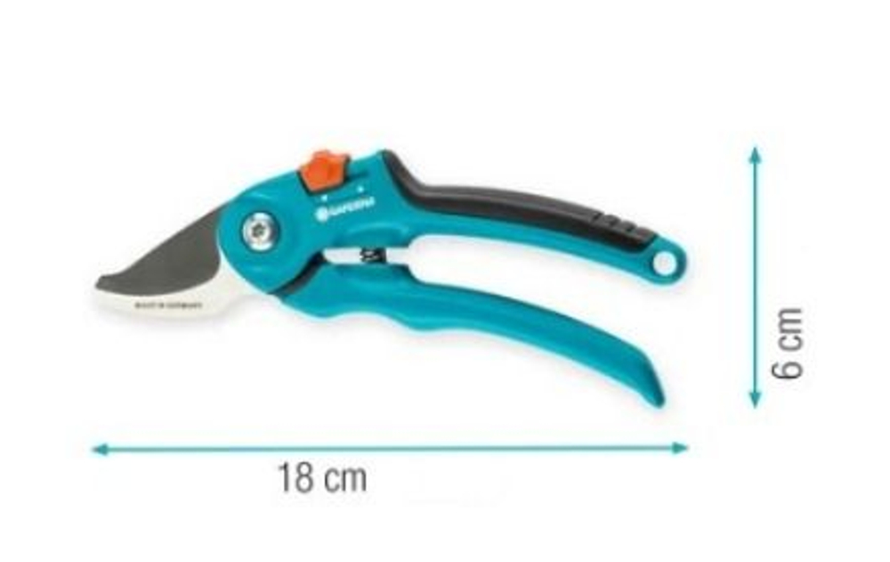 Секатор B/S садовый Gardena Classic 20 мм, для обрезки цветов и молодых побегов (Германия)