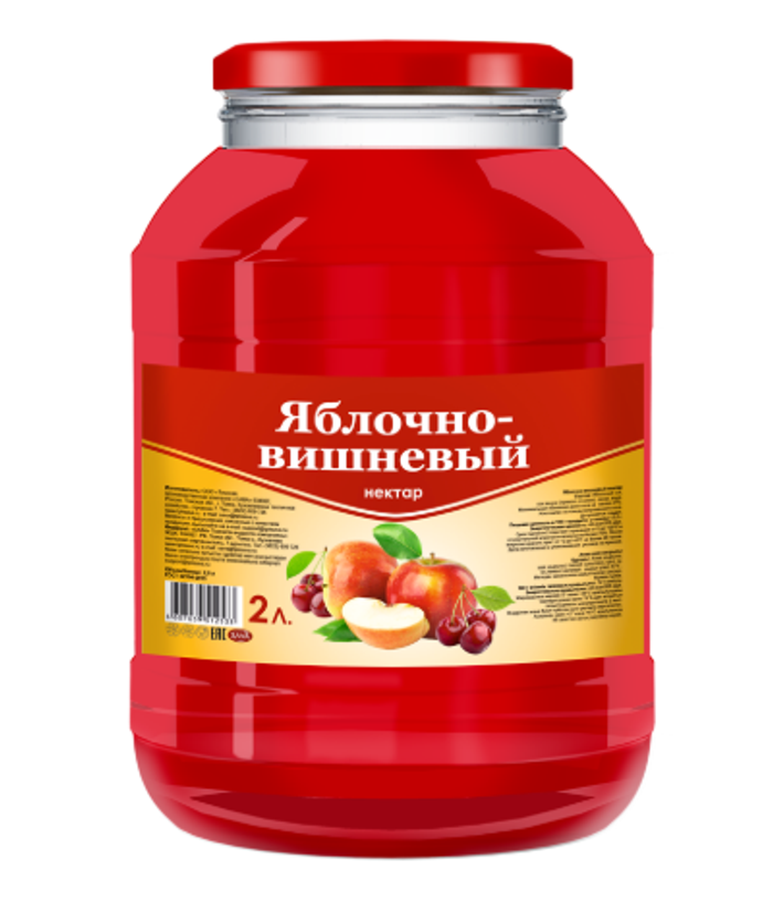 Нектар Сава яблочно-вишневый 2 л
