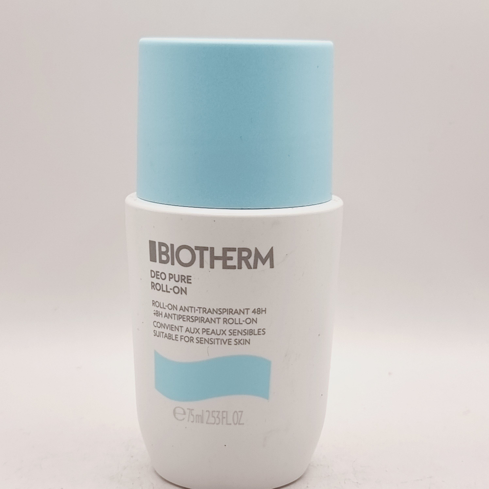 Biotherm Шариковый антиперспирант Deo Pure 48 часов, с минеральным комплексом без спирта, 75 мл (из Финляндии)