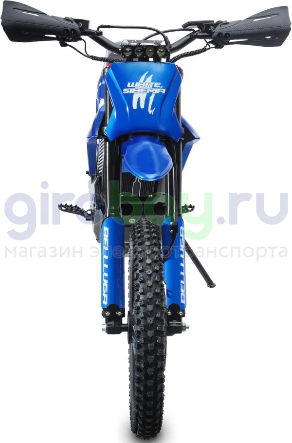 Электромотоцикл Эндуро WHITE SIBERIA BELLLUGA 001 3900W (60V/27Ah) - Синий фото №7